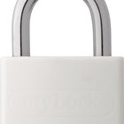 Cadenas à cylindre ABUS T65AL/40 blanc lisse. Corps de serrure largeur 43 mm (3000280262)