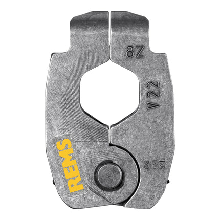 REMS Jeu de bagues à sertir V 15-18-22 S Z8 dans un coffret en tôle d'acier ( 574613 R )