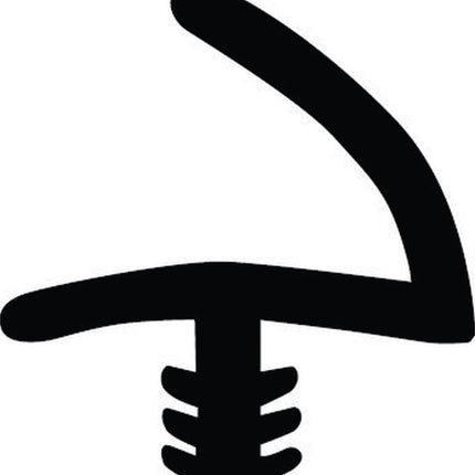 ELLEN joint d'arrêt de porte L 2755 DIY longueur 5 m à fraiser (3327023261)