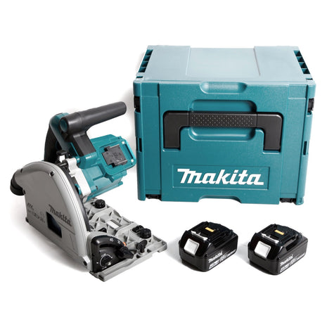 Makita DSP 600 MJ Akku Tauchsäge 36V (2x18V) Brushless + 2x Akku 4,0Ah + Makpac - ohne Ladegerät - Toolbrothers