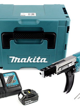 Makita DFR 750 RF1J Akku Magazinschrauber 18V 45-75mm + 1x Akku 3,0Ah + Ladegerät + Makpac - Toolbrothers