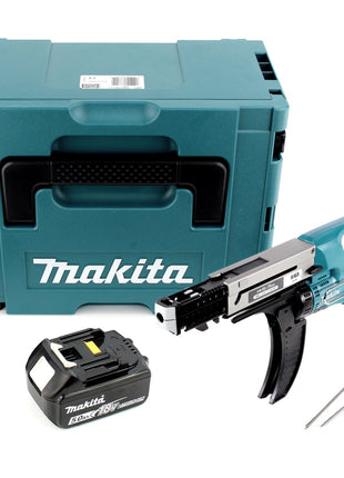 Makita DFR 750 T1J Akku Magazinschrauber 18V 45-75mm + 1x Akku 5,0Ah + Makpac - ohne Ladegerät - Toolbrothers