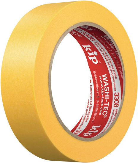 KIP Ruban de masquage 3308 WASHI-TEC(R) Premium Plus Goldkrepp(R) lisse ( 4000353252 )