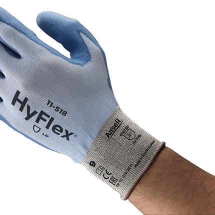 ANSELL gants de protection contre les coupures HyFlex® 11-518 taille 8 bleu (4000371085)