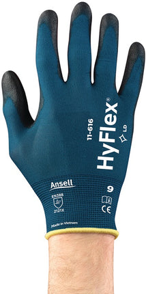 ANSELL gants HyFlex® 11-616 taille 8 vert bleu/noir (4000371327)