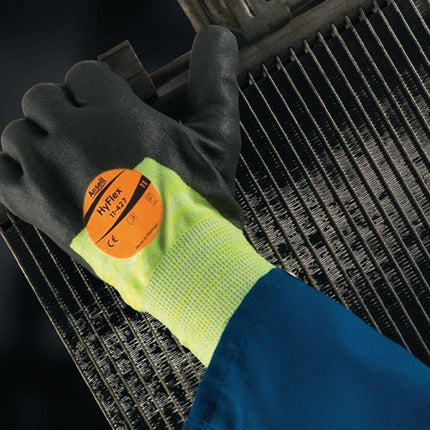 ANSELL gants HyFlex® 11-427 taille 9 gris/jaune clair (4000371493)