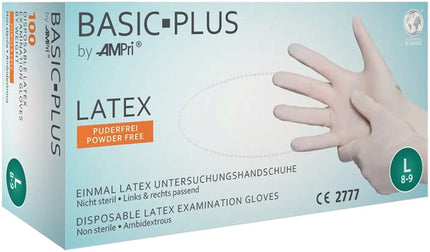AMPRI Gants à usage unique Basic Plus taille M beige clair ( 4000371510 )