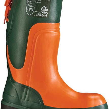 Bottes de sécurité forestière FELDTMANN orme taille 45 olive/orange ( 4000373355 )