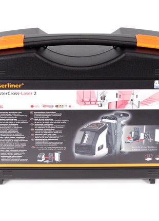 Laserliner Master Cross 2 Kreuzlinienlaser selbstnivellierend rot 20 m im Koffer ( 031.350A ) - Toolbrothers