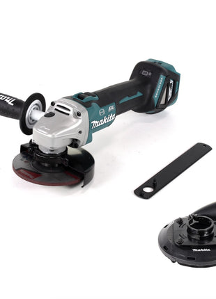 Makita DGA 513 Z Akku Winkelschleifer 18 V 125mm Brushless Solo + Absaughaube - ohne Akku, ohne Ladegerät - Toolbrothers