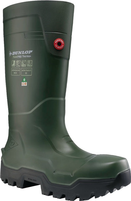 DUNLOP Bottes d'hiver de sécurité Fieldpro Thermo+ taille 45 vert ( 4000374175 )