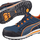 Chaussures de sécurité PUMA Crosstwist LOW taille 46 bleu/orange ( 4000374606 )