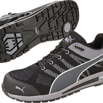 PUMA Chaussures de sécurité Elevate Knit BLACK LOW taille 40 noir/gris ( 4000374610 )