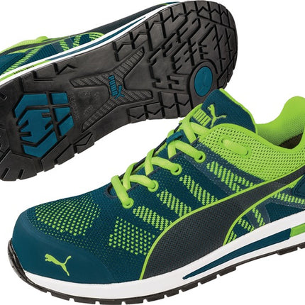 PUMA Chaussures de sécurité Elevate Knit GREEN LOW taille 45 bleu/vert ( 4000374625 )