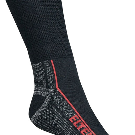 Chaussettes fonctionnelles ELTEN Perfect Fit Socks ESD (Carbon) taille 39-42 noir/gris ( 4000374856 )