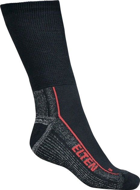 Chaussettes fonctionnelles ELTEN Perfect Fit Socks ESD (Carbon) taille 43-46 noir/gris ( 4000374857 )