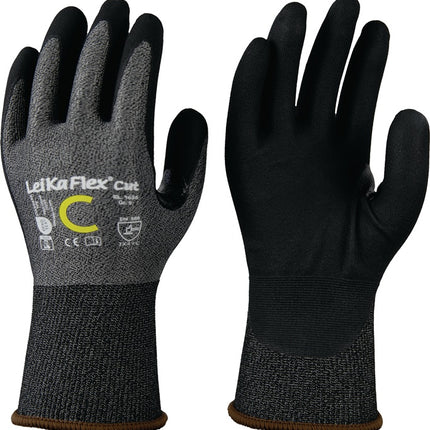 LEIPOLD Gants de protection anti-coupures LeiKaFlex(R) CUT RL 1636 taille 8 gris/noir ( 4000391393 )