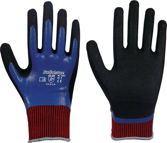 LEIPOLD Gants Solidstar Nitril Grip Complete 1462 taille 9 bleu ( 4000391408 )