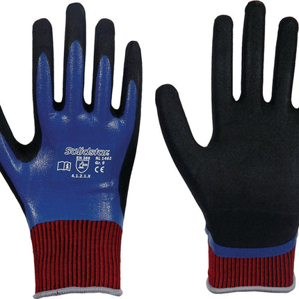 LEIPOLD Gants Solidstar Nitril Grip Complete 1462 Taille 10 bleu ( 4000391409 )
