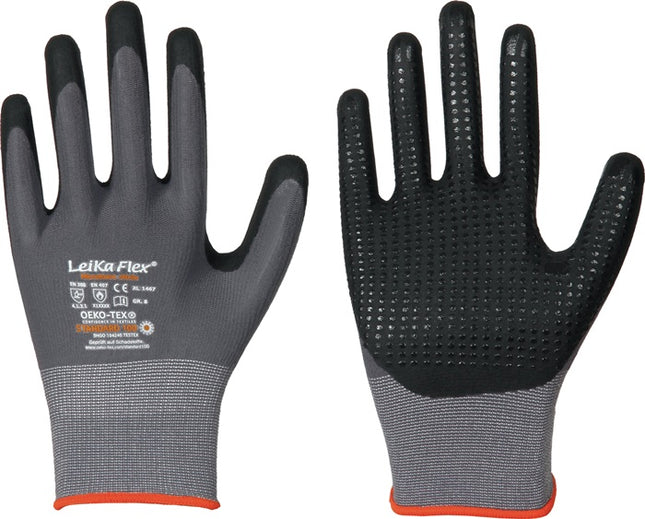 LEIPOLD Gants LeiKaFlex 1467 Taille 8 gris ( 4000391419 )