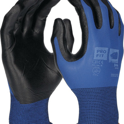Gants PRO FIT SPIKE taille 9 bleu / noir ( 4000391429 )