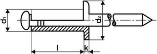 GESIPA Blindniet  Nietschaft d x l 3 x 6 mm ( 4000813170 )