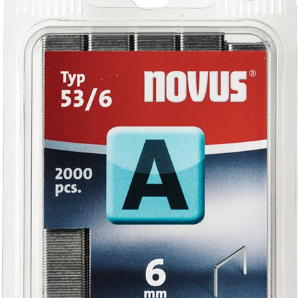 Agrafe à fil fin NOVUS A type 53 B.11,3 mm (4000813772)