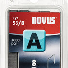 Agrafe à fil fin NOVUS A type 53 B.11,3 mm (4000813774)