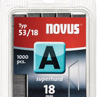 Agrafe à fil fin NOVUS A type 53 B.11,3 mm (4000813784)