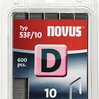 Clip à fil plat NOVUS D type 53 F largeur de clip 11,3 mm (4000813832)