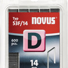 Clip à fil plat NOVUS D type 53 F largeur de clip 11,3 mm (4000813836)