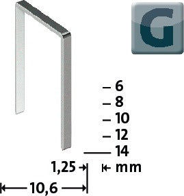 Clip fil plat NOVUS G type 11 B10,6xL6mm (4000813876)