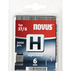 Agrafe à fil fin NOVUS H type 37 largeur 10,6 mm (4000813896)