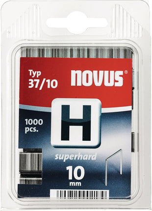 Agrafe à fil fin NOVUS H type 37 largeur 10,6 mm (4000813900)