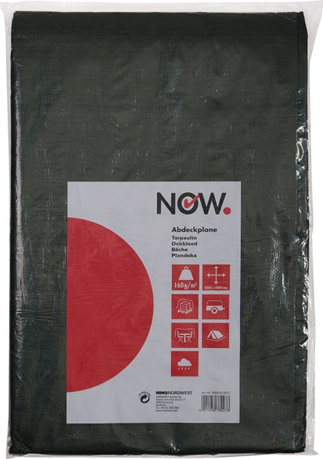 NOW bâche en tissu Super Tarp largeur 8000 x longueur 10000 mm (4000818879)