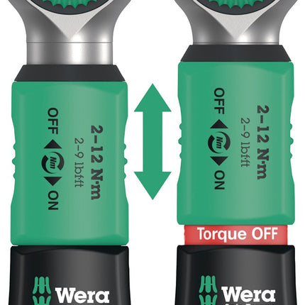 Clé dynamométrique WERA Safe-Torque A 2 Clé dynamométrique 1/4 ″ 2 - 12 Nm ( 4000822455 )