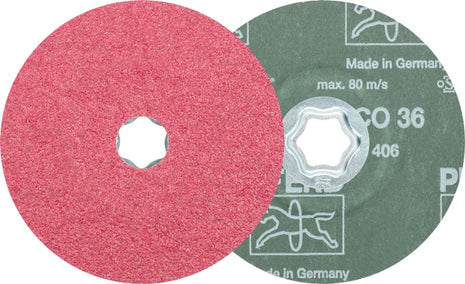 Disque fibre PFERD COMBICLICK CO Ø 125 mm grain 36 (4000843589)