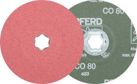 Disque fibre PFERD COMBICLICK CO Ø 125 mm grain 80 (4000843592)