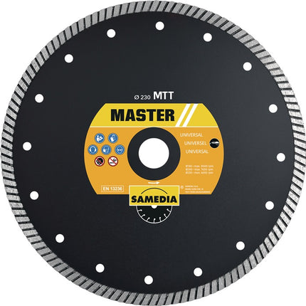 Disque à tronçonner diamanté SAMEDIA MTT Ø 180 mm alésage 22,23 mm (4000844279)