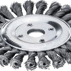 LESSMANN brosse ronde Ø 125 mm alésage fil épaisseur 0,5 mm (4000844928)