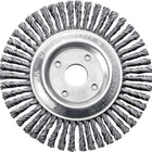 LESSMANN brosse ronde Ø 125 mm alésage fil épaisseur 0,5 mm (4000844932)