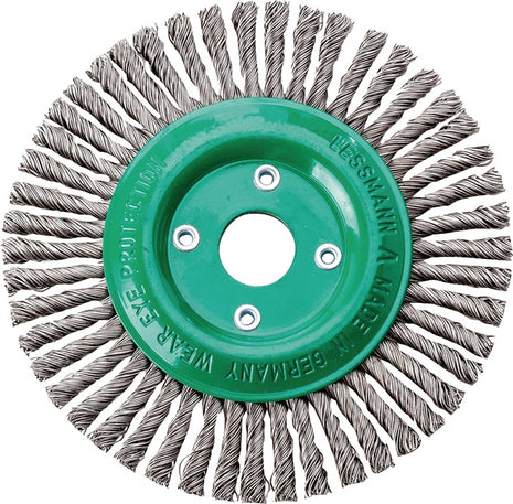 LESSMANN brosse ronde Ø 125 mm alésage fil épaisseur 0,5 mm (4000844933)