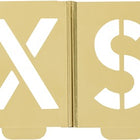 Jeu de pochoirs de signature KUKKO 327 lettres A - Z ( 4000871737 )