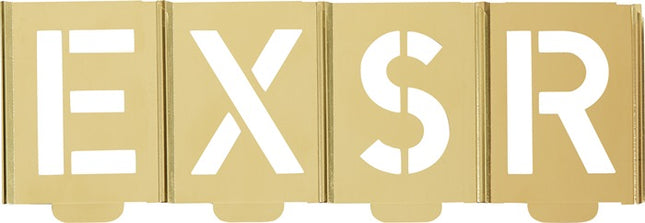 Jeu de gabarits de marquage KUKKO 327 lettres A - Z ( 4000871886 )