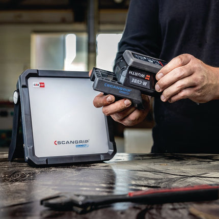 SCANGRIP Projecteur à LED VEGA 2 CONNECT 20 W 1000 - 2000 lm ( 4000873484 )