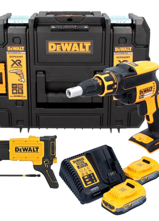 DeWalt DCF 620 E2T Visseuse pour cloisons sèches sans fil 18 V 30 Nm Brushless + 2x Powerstack batterie 1,7 Ah + chargeur + TSTAK