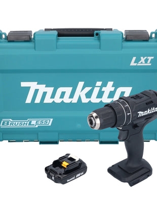 Makita DHP 482 A1KB perceuse à percussion sans fil 18 V 62 Nm noir + 1x batterie 2,0 Ah + coffret - sans chargeur