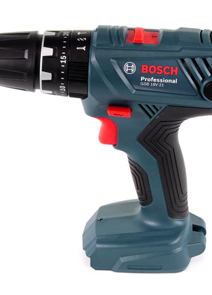 Bosch GSB 18V-21 Akku Schlagbohrschrauber 18V 55Nm ( 06019H1171 ) + 2x Akku 2,0Ah + Ladegerät + L-Boxx - Toolbrothers