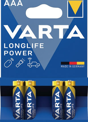 VARTA Batterie Longlife Power 1,5 V AAA-AM4-Micro 1240 mAh ( 4000901810 )