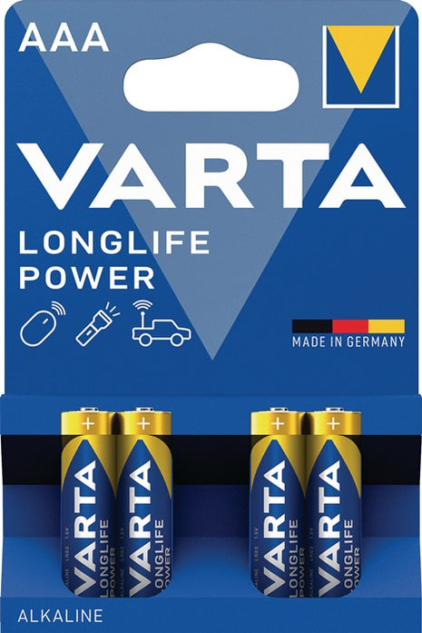 VARTA Batterie Longlife Power 1,5 V AAA-AM4-Micro 1240 mAh ( 4000901810 )